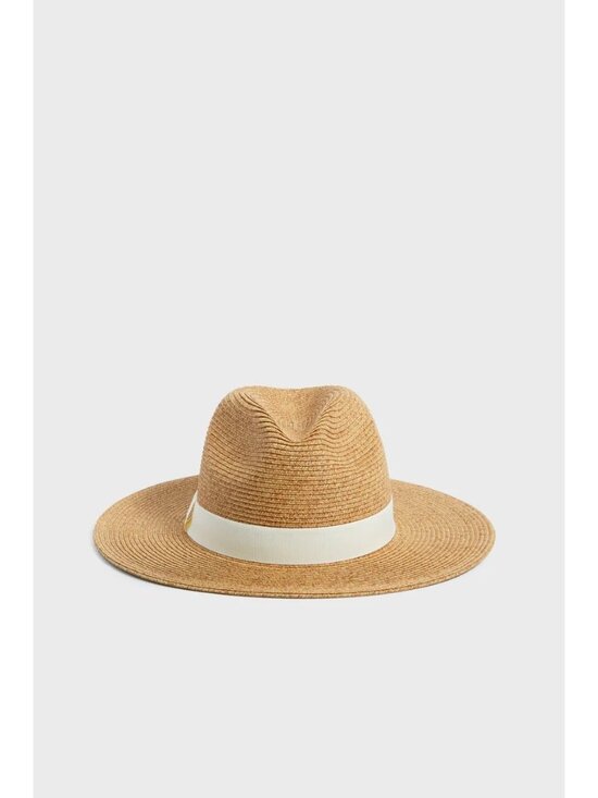 Toucan Hats Exclusive Ivory Wide Brim Sun Hat in Ivory New Womens Beach Garden main image 9